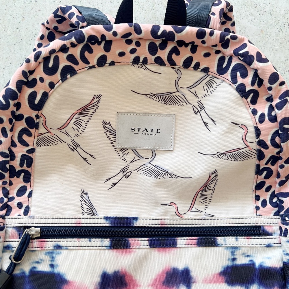 STATE Bags Kane Large Backpack Tie Dye Crane - Picture 3 of 8
